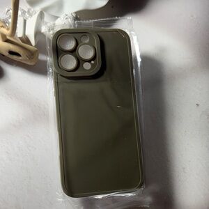 Olive Green Phone 16 Pro Max Case